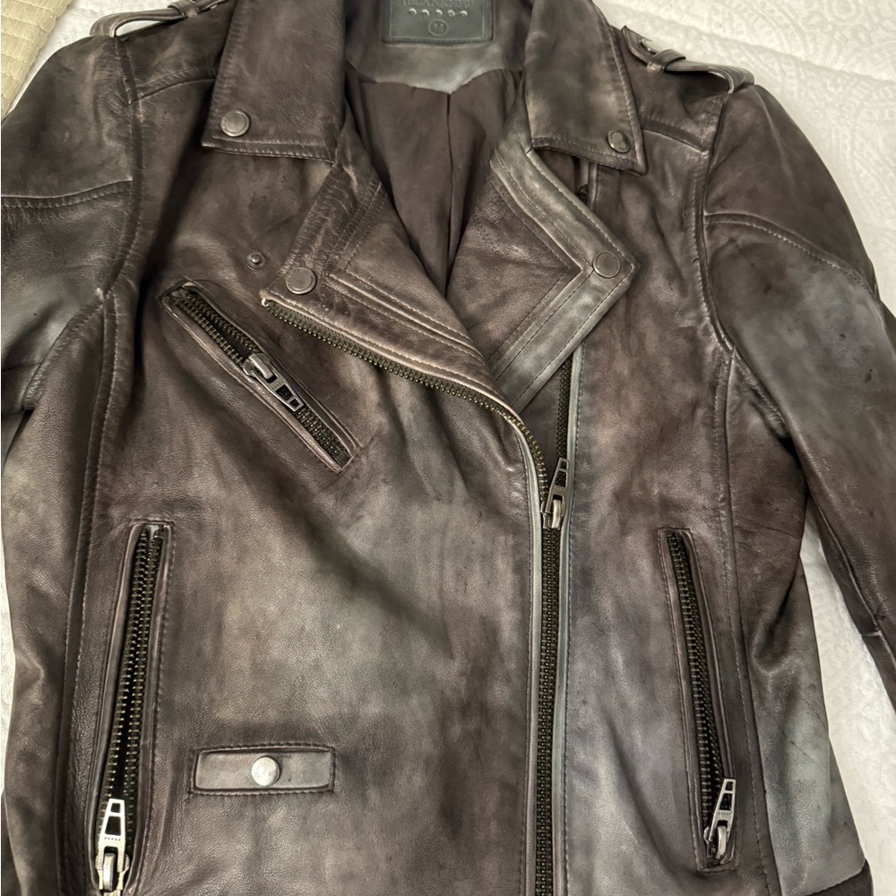 Blank NYC Dark genuine Leather Jacket